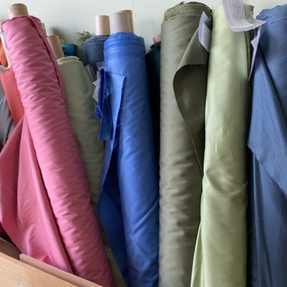 10 yards Cotton Sateen Fabric In cerulan dark blue - Picture 4 of 11